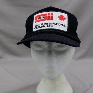 Vintage Patched Corduroy hat - Smith International Canada - Adult Snapback
